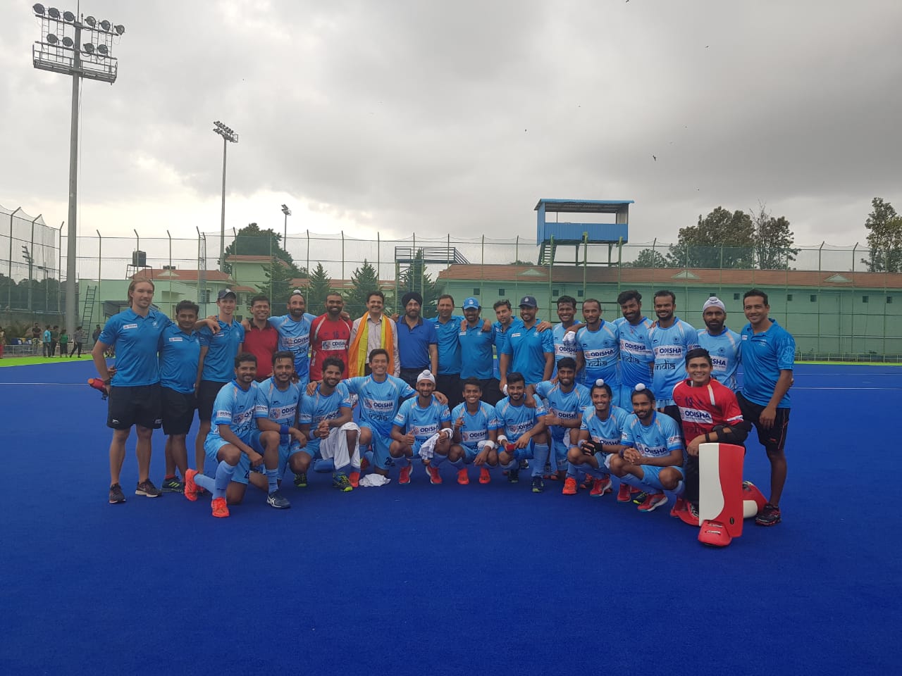 with Indian Hockey Team (Men)