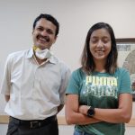 Dr Pradeep Kocheeppan with Ashwarya Pissay