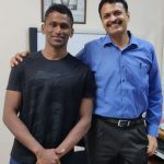 Dr Pradeep Kocheeppan with Sajan Prakash